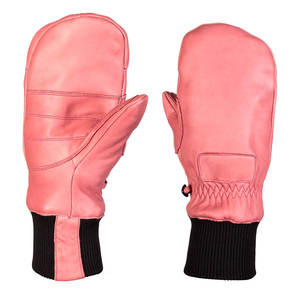 Guantes de Invierno para Hombre, Tipo Chopper, Preforrados, de Cuero Completo, Resistentes al Frío, Impermeables, de Cuero Dividido - Product Image 1