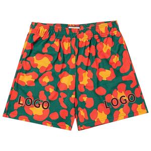 Pantalones cortos de sublimación de cintura de verano para hombre, ropa deportiva transpirable de secado rápido, pantalones de chándal para ciclismo con cordón, pantalones cortos Cargo estampados - Product Image 1