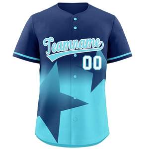 Venta al por Mayor de Camisetas de Béisbol Sublimadas con Diseño de Logotipo Personalizado - Product Image 4