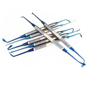 Kit de Herramientas Ergonómicas de Acero Inoxidable de 7 Piezas para Levantamiento de Senos en Implantes Dentales, para Aplicaciones Manuales de Limpieza y Relleno - Product Image 3