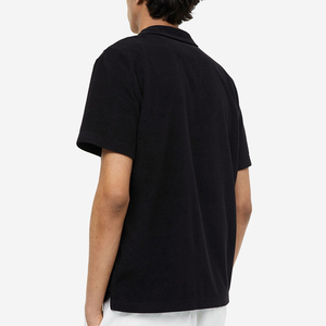 Oversized Regular Sleeve Stand <b>Collar</b> Windproof Polyester/Cotton Men <b>T</b> <b>Shirts</b> Wholesale Low Price Street Wear - Product Image 3