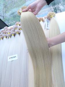 Prix d'usine 100g Extensions de cheveux Slaves Premium en vrac Cheveux humains vierges vietnamiens en diverses couleurs 60 cm - Product Image 4