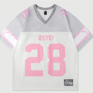Fashion Jersey Short Sleeve T-Shirt <b>Men</b> Customizable 3d Digital Print Rugby Jersey Loose Street Culture Hip-Hop <b>Pullover</b> Top - Product Image 3