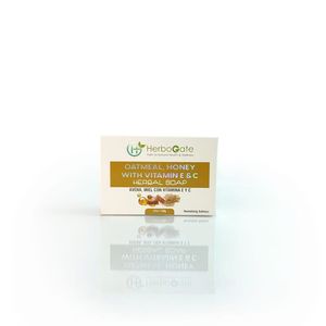 Jabón de avena y miel orgánico con vitamina E y C, jabón herbal suave para uso diario, barra de jabón para hidratar, limpiar y cuidar la piel de forma natural. - Product Image 4