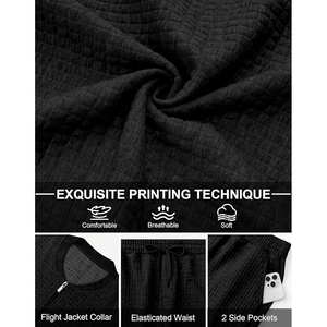 Ensemble de sport en coton sur mesure pour homme |   Survêtement personnalisé en 2 pièces pour le fitness et les équipes - Product Image 5