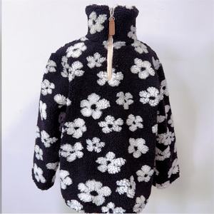 KERUI, chaqueta de invierno para niños, ropa peluda con cremallera 1/4, abrigos para niños y niñas, ropa de invierno para niños, chaqueta - Product Image 3