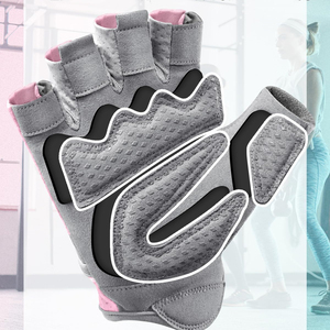 New Design Cycling Gloves Non-slip Breathable <b>Material</b> Eco Friendly Custom Logo Gloves Comfortable Half Finger Cycling Gloves - Product Image 2