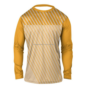 Maillot de football personnalisé 100 % polyester par sublimation, avec protection, numéro et nom, séchage rapide, respirant, antibactérien - Product Image 1