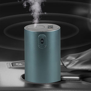 เครื่องกระจายกลิ่นอโรมาแบบพกพา DIY OEM OBM ODM ปรับแต่งได้ ใช้คลื่นอัลตราโซนิก ชาร์จผ่าน USB ใช้ในรถยนต์ พร้อมฟังก์ชั่นเพิ่มความชื้นในอากาศ กลิ่นหอมบริสุทธิ์ ขนาดเล็ก - Product Image 2