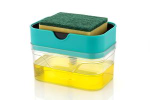 Dispensador de Jabón Manual 2 en 1 Creativo con Esponja, Soporte para Esponja de Baño, Dispensador de Jabón Líquido para Cocina - Product Image 2