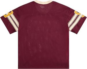 Camiseta Deportiva Oversize de Fútbol Americano para Mujer, de Malla, Manga Larga, Estampado 01, Estilo Urbano, Cuello en V, Transpirable, con Logotipo Personalizado - Product Image 2