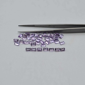 3x4mm naturel rose améthyste à facettes octogone pierre précieuse en vrac haute qualité fabrication de bijoux fournisseur prêt à expédier prix abordable - Product Image 3