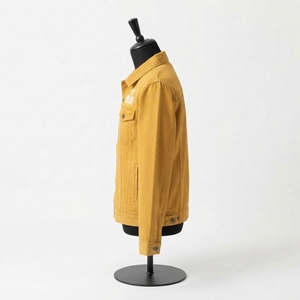 Veste en jean de haute qualité, respirante, séchage rapide, personnalisable, style streetwear hiver, col montant, logo frontal - Product Image 2