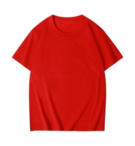 T-shirt décontracté pour homme en gros, 100 % coton épais, coupe ajustée, manches courtes, motif uni, design vierge - Product Image 3