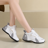 Chaussures de sport unisexes en cuir synthétique, style décontracté, à lacets, avec empiècements superposés, vente en gros