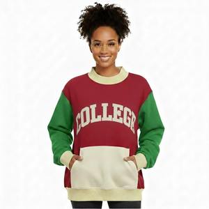 Sudadera con Capucha de Punto Acanalado para Mujer, Cuello Alto, Ajustada, Básica, de Alta Calidad, Servicio OEM, Elegante, Minimalista, con Logotipo Frontal - Product Image 2