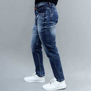 Custom High Street Fashion Denim Jeans Solid Color <b>Men's</b> Pants Spring and Autumn Jeans <b>for</b> Online <b>Sale</b> - Product Image 5