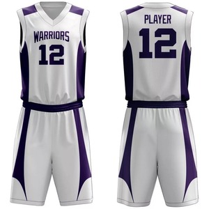 Uniforme de Baloncesto Ligero Personalizado, Último Modelo de Camiseta de Baloncesto, Uniforme de Baloncesto Liso y Cómodo en Oferta - Product Image 4