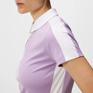 Women's Classic Pique Polo Top with Contrast <b>Trim</b> Collar and Cuffs Lightweight Smart Casual Business Golf Shirt Wholesale - Product Image 6