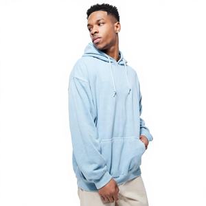 Meilleur prix pour les sweats à capuche en molleton délavé à l'acide d'hiver, broderie appliquée, design moderne et élégant, coupe confortable, service OEM - Product Image 1