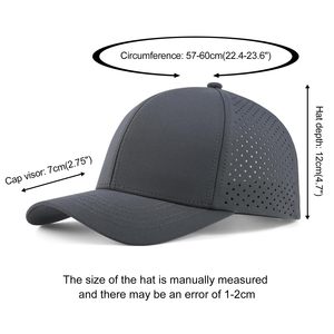 Gorra de Béisbol Unisex Gris Oscuro de 6 Paneles, Bordado de Logotipo Personalizado Premium, Tejido 100% Poliéster Transpirable e Impermeable, Ajustable - Product Image 6