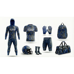 Uniformes de fútbol americano de alta resistencia, tela de malla, diseño unisex para adultos, manga corta. Compre camisetas de fútbol americano. - Product Image 2