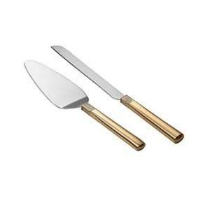 Ensemble de spatules à gâteau en acier inoxydable de qualité supérieure avec poignée design et finition lisse pour le service et la présentation des gâteaux - Product Image 1