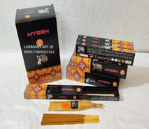 ธูปหอมไม้หอมเมอร์แรนแบบมีสายรัด HD ของชนเผ่าใหม่แพ็ค15กรัมผู้จำหน่ายขายส่งจากอินเดีย HD - Product Image 1