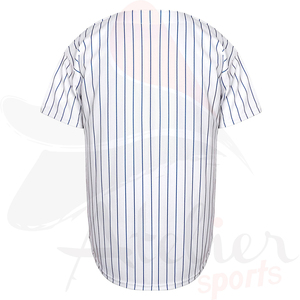 Camiseta de Béisbol al por Mayor, Camiseta de Softbol que Absorbe la Humedad, Camiseta de Béisbol Ecológica, Camiseta de Béisbol con Botones y Rayas - Product Image 5
