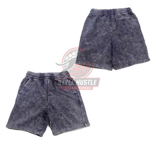 Pantalones Cortos Deportivos de Verano con Lavado Ácido, Transpirables, para Fitness, Estilo Urbano, en Oferta - Product Image 6