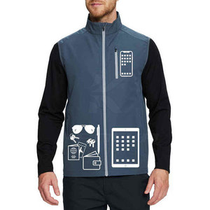 Chaleco Softshell de Invierno, Ecológico, Transpirable, Ligero, con Tela Resistente, para Viajes Diarios y Actividades al Aire Libre - Product Image 5