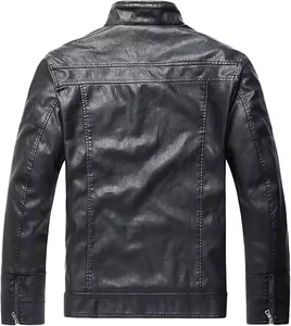 Chaqueta de Invierno de Cuero Transpirable de Alta Calidad |   Chaqueta de Piel para Exteriores, Cálida, Ecológica y Resistente al Viento |   OEM al por Mayor - Product Image 2