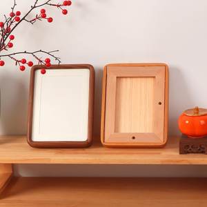 Rounded Corner Solid <b>Wood</b> Photo <b>Frame</b>, Design for Tabletop Display - Product Image 2