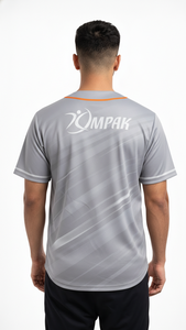 Maillot de baseball respirant grande taille pour un style de vie athlétique, à manches courtes et entièrement sublimé, idéal pour le sport et les loisirs - Product Image 4