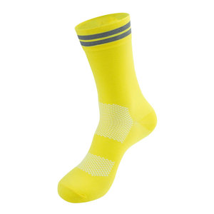 Calcetines Deportivos de Alta Calidad, Color Amarillo y Blanco, Gruesos, de Compresión, con Logotipo Personalizado, Tipo Tubo, para Ciclismo, Baloncesto, Súper Elásticos, para Hombre - Product Image 5