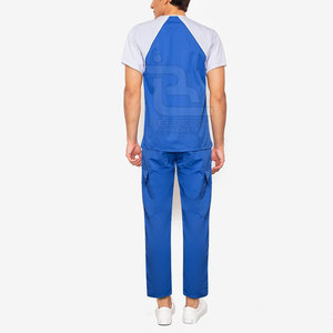 Custom Logo Men Medical Scrub Uniform Hospital Workwear Doctor Nurse Healthcare Clothing - Product Image 2