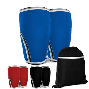 Genouillère de musculation unisexe 2022, néoprène 7 mm, élasticité réglable personnalisable, respirante, coussinets de fitness, genouillère de musculation - Product Image 1