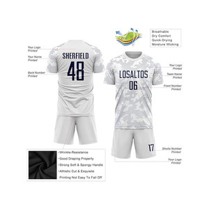 ชุดฟุตบอล 2026-สกรีนชื่อทีมได้ 100% โพลีเอสเตอร์ ระบายอากาศได้ดี แห้งเร็ว แขนสั้น - Product Image 6