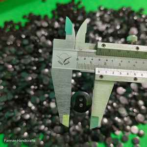 Bouton en corne de buffle noire véritable fait main, accessoire de couture naturel pour vêtements à prix avantageux - Product Image 3