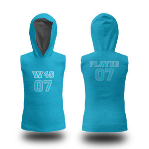 Uniformes de Fútbol 7v7 Personalizados para Hombre con Logotipo Frontal, Sin Mangas, 100% Poliéster, Transpirables, Antibacterianos, de Secado Rápido, Tallas Grandes - Product Image 4