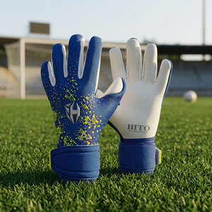 Premium Quality Good Sale Goalkeeper Gloves Made in German Latex HIght Quality Goalkeeper Gloves 2025 Goalkeeper Gloves - Product Image 3