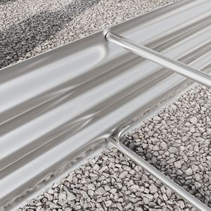 Grande Fioriera Ovale Rialzata in Metallo Argentato per Giardino, Ideale per Fiori, Verdure e Piante - Product Image 5