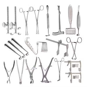 Ensemble d'instruments chirurgicaux de thoracotomie professionnels et de haute qualité avec écarteur de côtes en acier inoxydable de qualité médicale - Product Image 1
