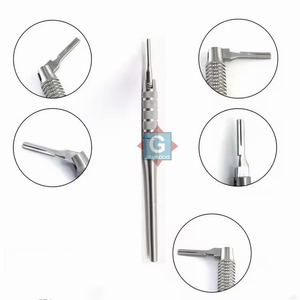 Instrumento Quirúrgico Dental de Acero Inoxidable con Empuñadura Moleteada, Giratorio Manual, Clase I, Plateado - Product Image 3