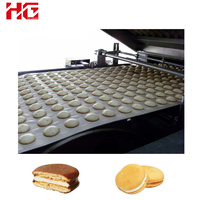 Ligne de production entièrement automatique de fours de cuisson et mélangeurs pour gâteaux au chocolat, crème, et sandwichs Jaffa, avec chauffage au gaz