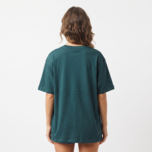 Wholesale <b>Women's</b> Breathable Cotton <b>V</b> <b>Neck</b> Oversized Tee Casual Cropped Loose Fit Streetwear Fashion <b>T</b> <b>Shirt</b> - Product Image 2