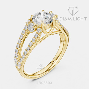 Bague de mariage en or blanc 14 carats avec diamant de laboratoire certifié IGI, taille ronde 1,159 carats, bijou raffiné, cadeau pour fiançailles, mariage ou anniversaire - Product Image 6