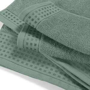 Wholesale Cotton <b>Bath</b> <b>Towel</b> <b>Sets</b> 400 GSM Jacquard Soft Low Lint Quick Dry Supplier UK Europe - Product Image 2