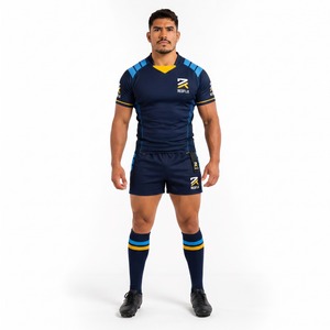 Uniforme de Rugby Elite, Jersey y Pantalones Cortos Transpirables, Ropa Deportiva Cómoda para Prácticas, Ligas y Eventos de Equipo - Product Image 5
