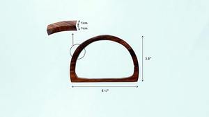 Asas de Bambú Ecológicas Clásicas para Bolsos y Bolsas de Mano - Tamaño y Color Personalizables - Product Image 5